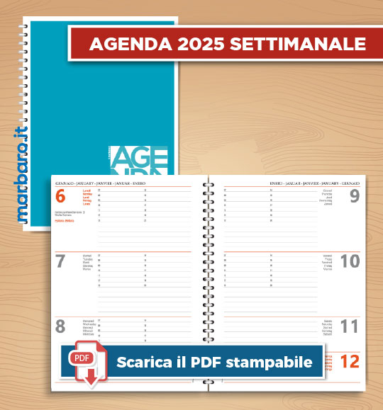 Agende 2025 da stampare scarica adesso la tua agenda per il 2025