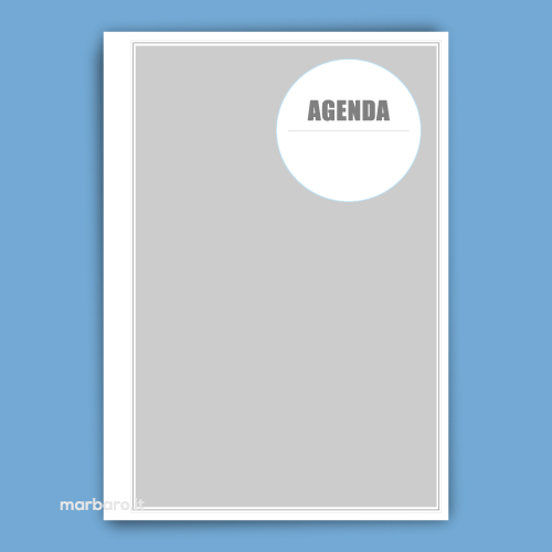 agenda giornaliera 1a grigia cover