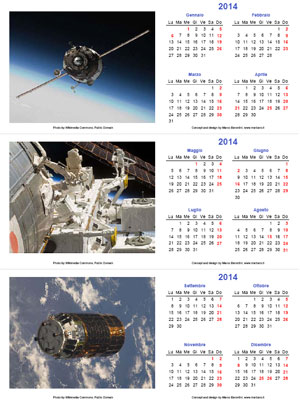 Calendario da tavolo 2014