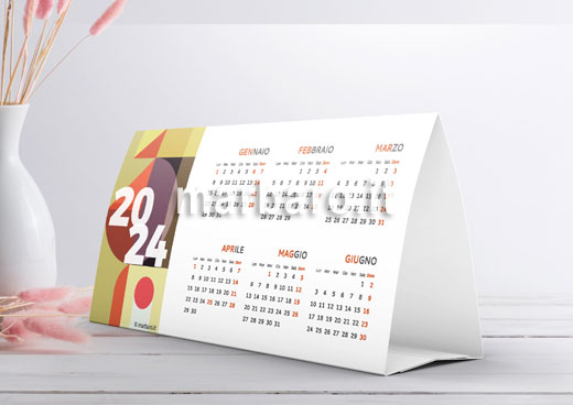 Calendario da tavolo 2024 da stampare: scarica ora il PDF gratis