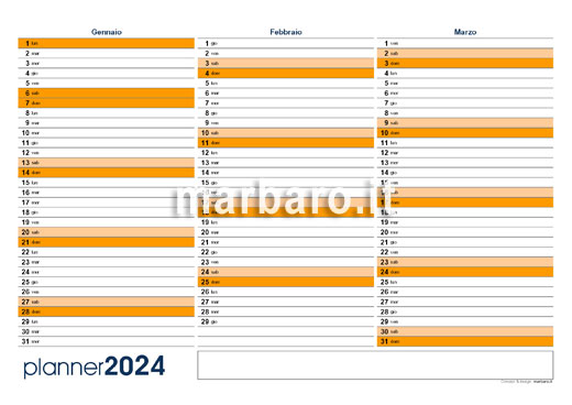 Calendario da parete 2024 STAMPABILE / Download istantaneo PDF digitale /  Pianificatore da parete 2024 / Pianificatore mensile / Pianificatore  annuale 2024 Verticale / Giallo -  Italia